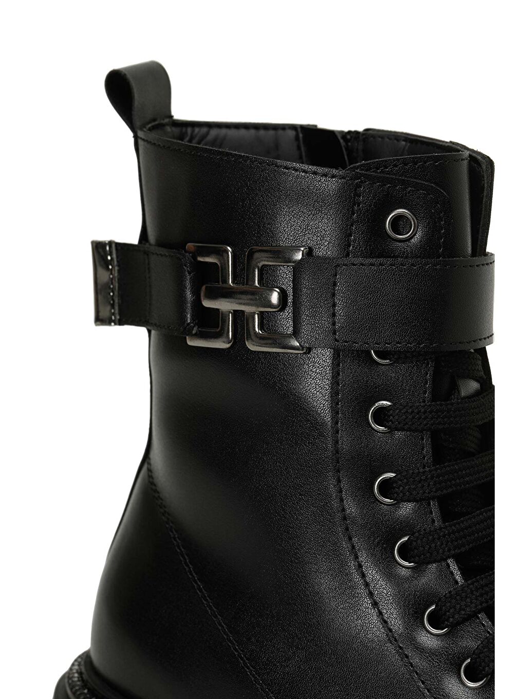 DUTO 4PR Siyah Kadın Rock Bot-6