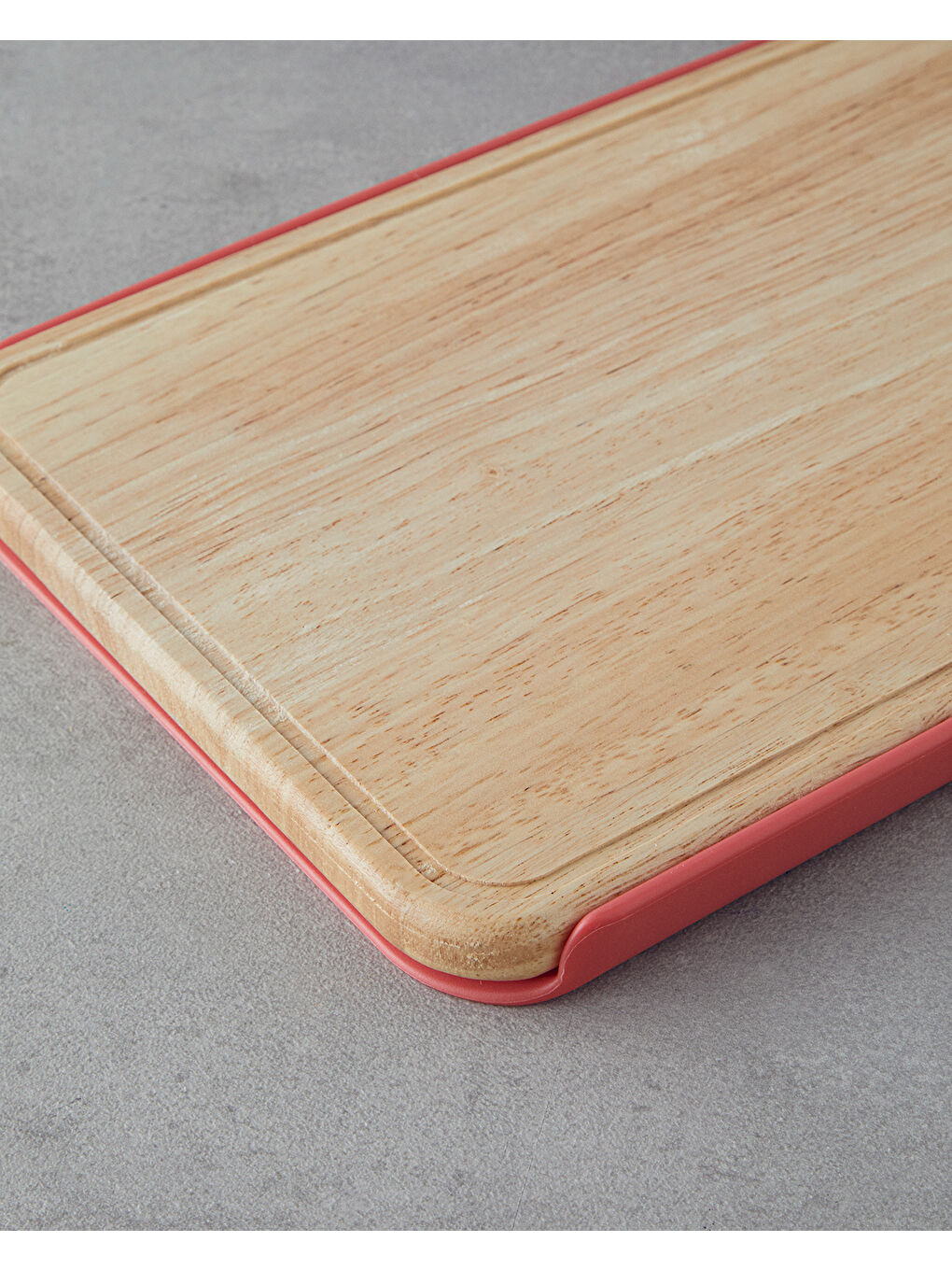 Maggy Ahşap Kesme Tahtası 30x20 cm Kırmızı-2