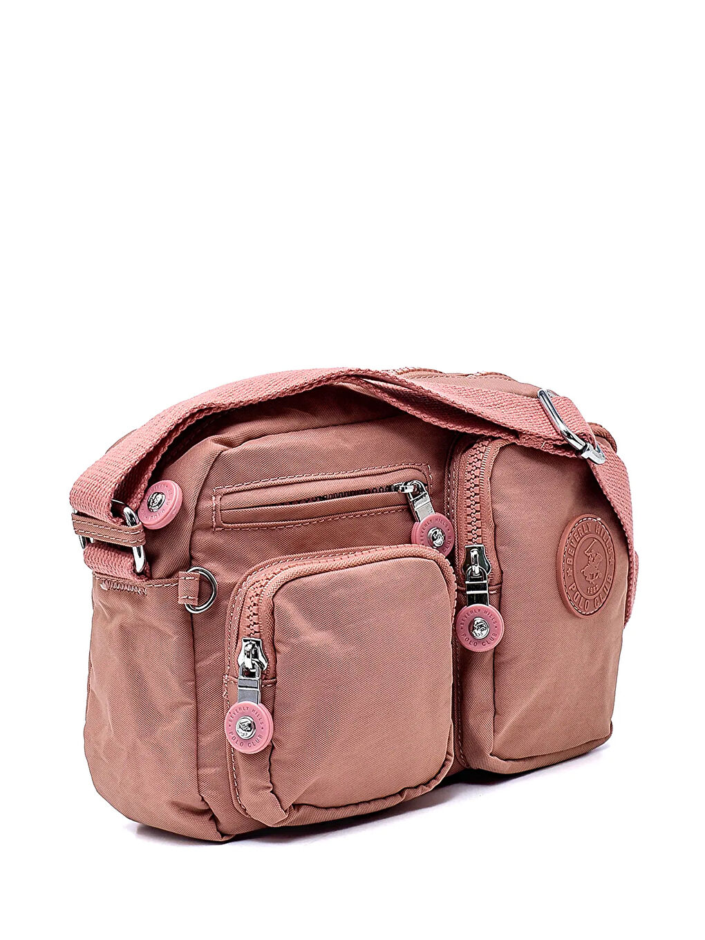 Pembe Çok Gözlü Çapraz Askılı Kadın Çanta BHPC6005-2