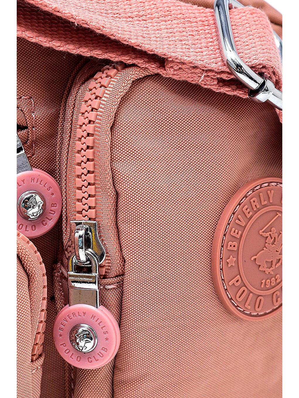 Pembe Çok Gözlü Çapraz Askılı Kadın Çanta BHPC6005-3