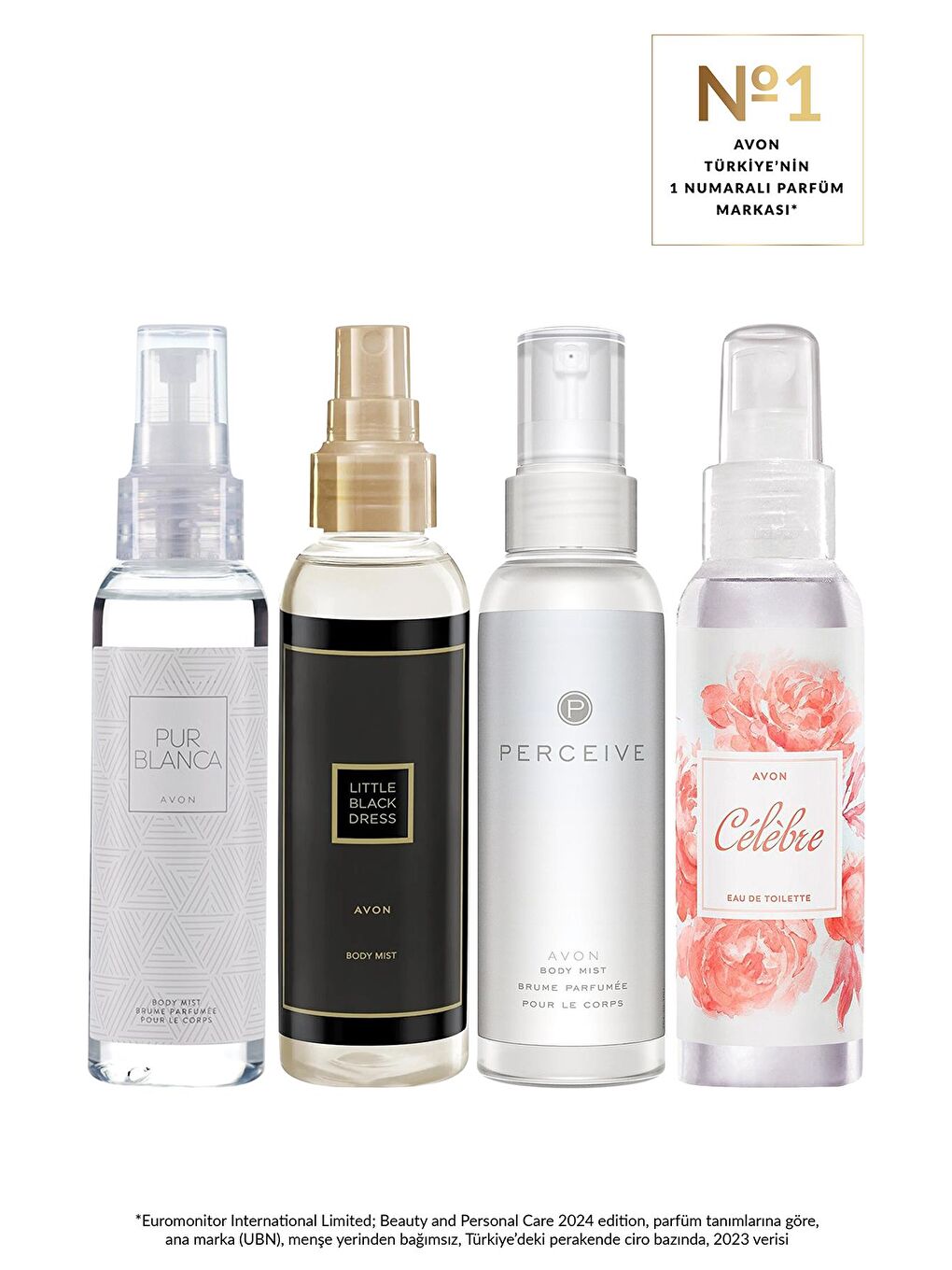 Perceive Little Black Dress Pur Blanca ve Celebre Vücut Spreyi Paketi-1