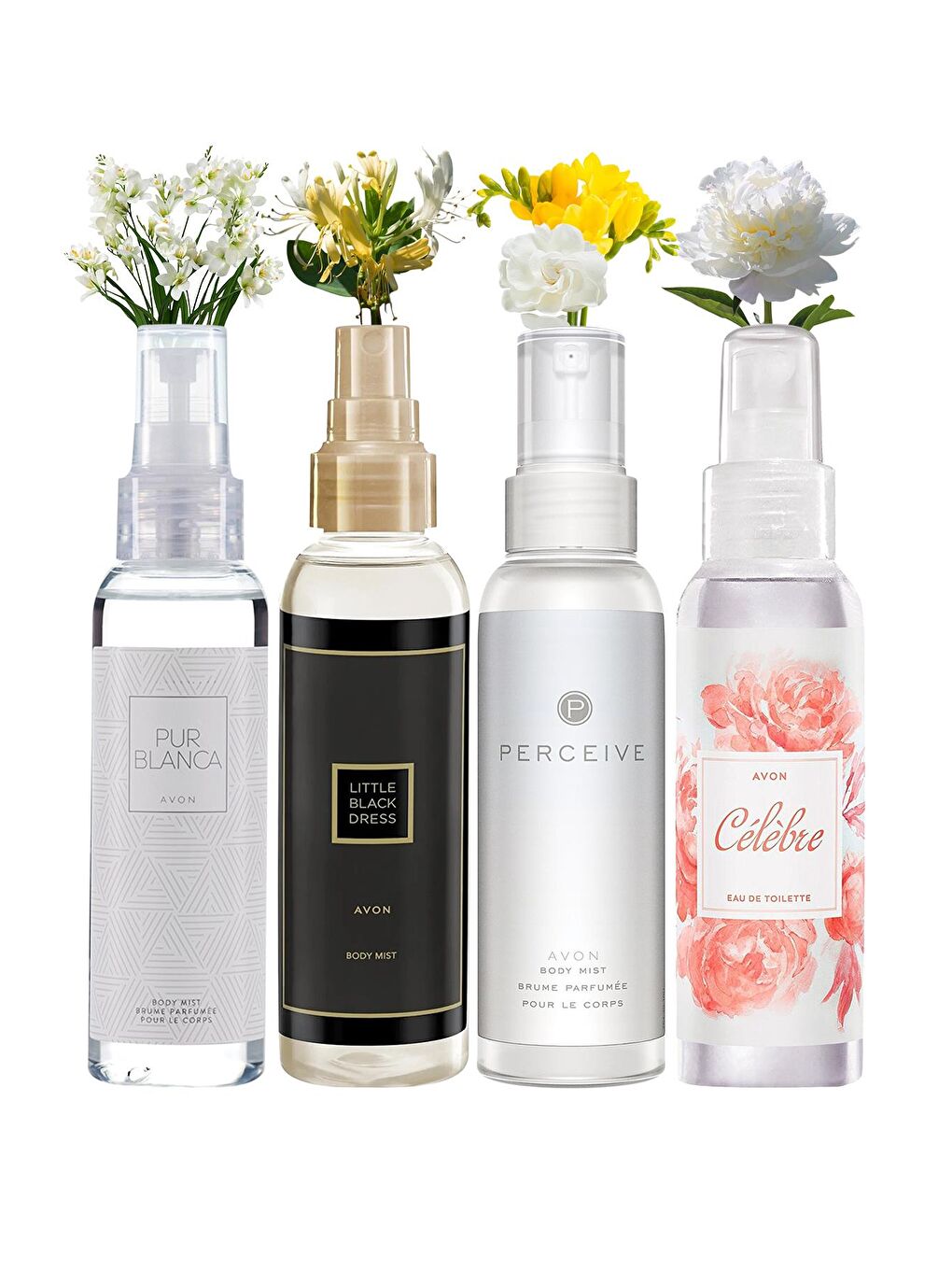 Perceive Little Black Dress Pur Blanca ve Celebre Vücut Spreyi Paketi-2