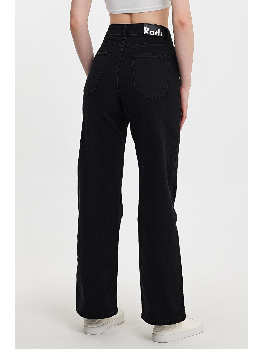 Siyah Calıfornia 011 Baggy Fıt Kadın Jeans-5