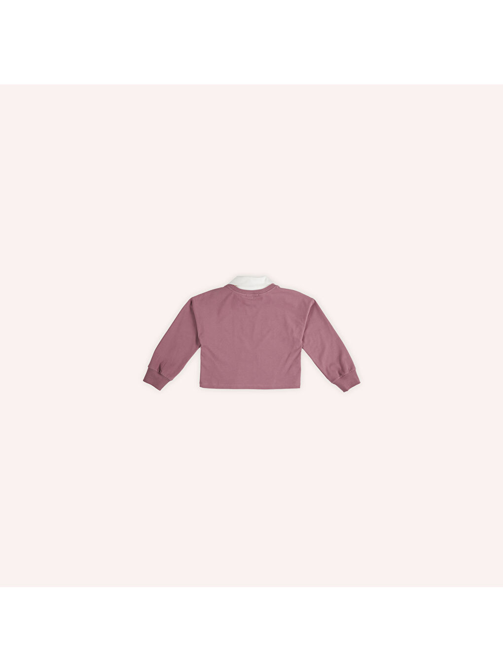 Panço Pembe Kız Çocuk Yakalı Uzun Kollu  Sweatshırt - 5