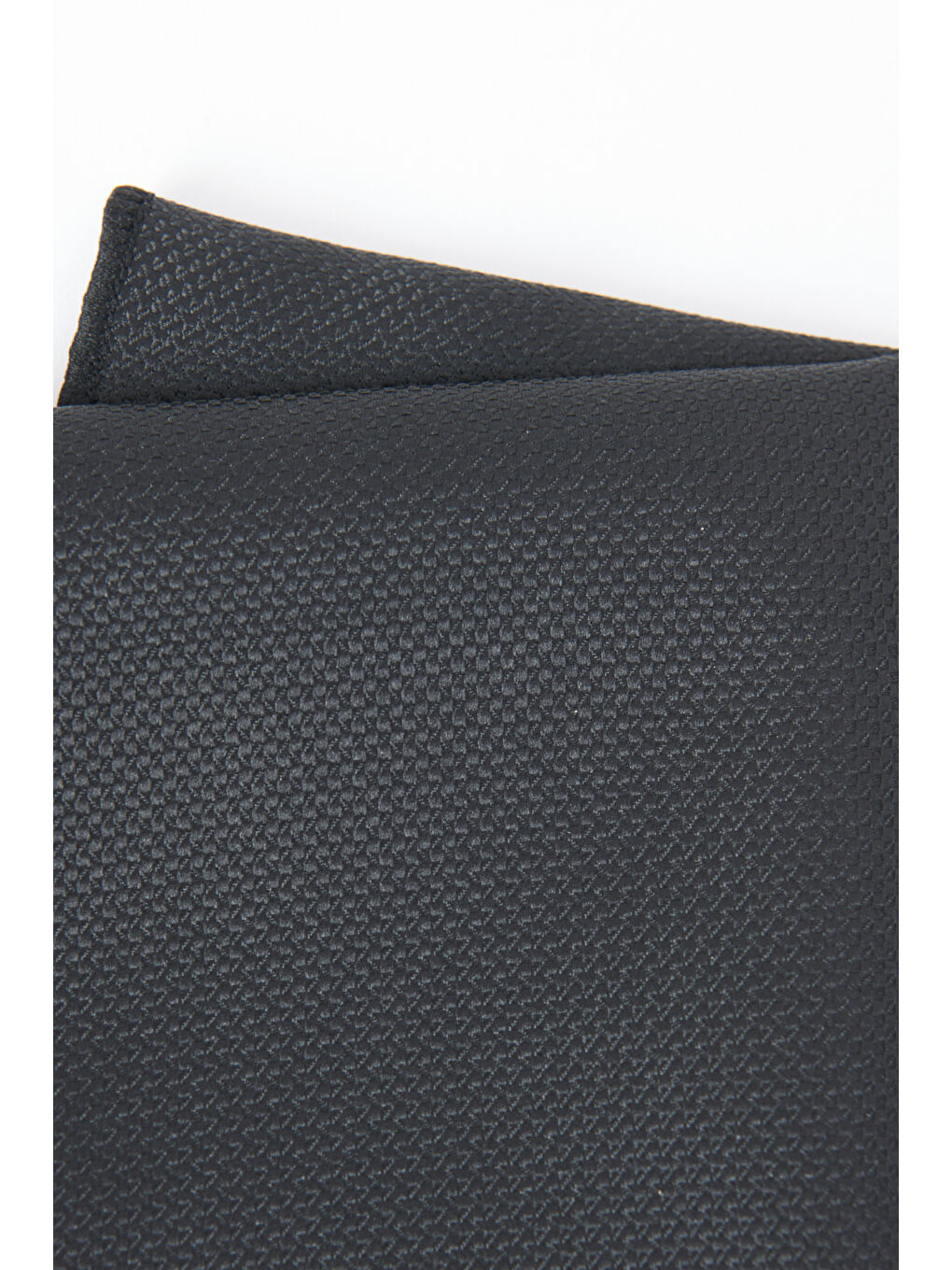 Erkek Siyah Desenli Kravat-Mendil Set-1