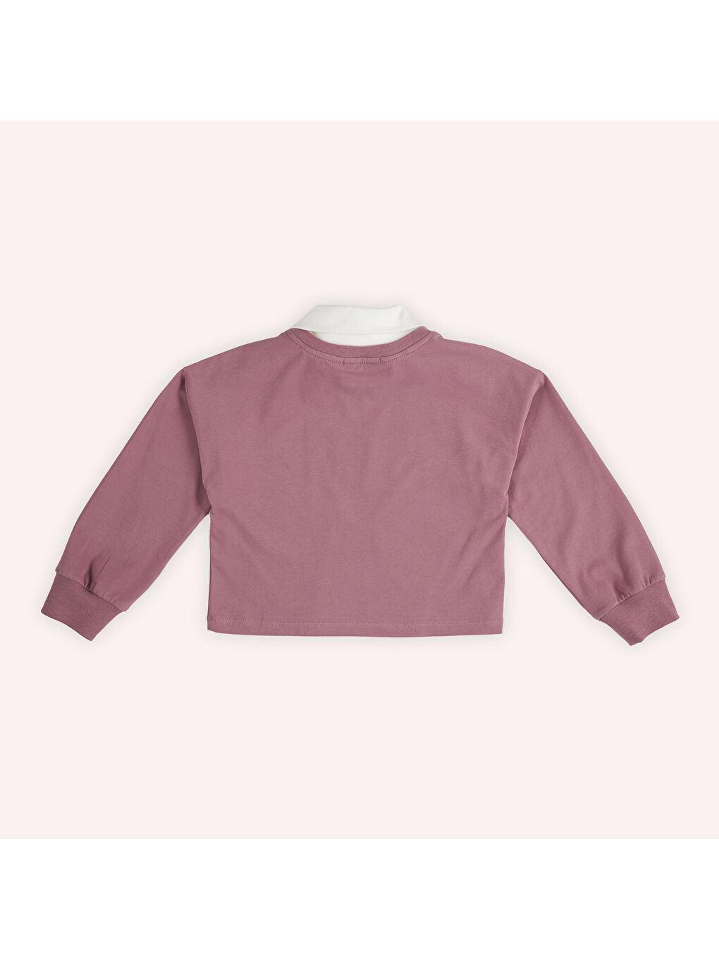 Panço Pembe Kız Çocuk Yakalı Uzun Kollu  Sweatshırt - 8