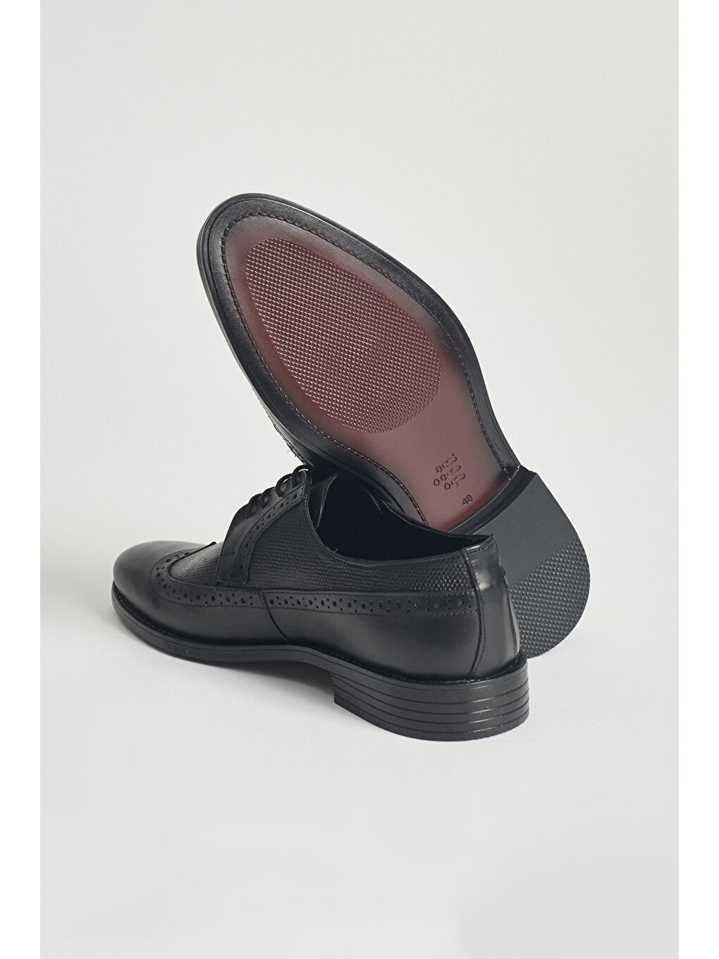 Erkek Siyah Klasik Deri Ayakkabı-3