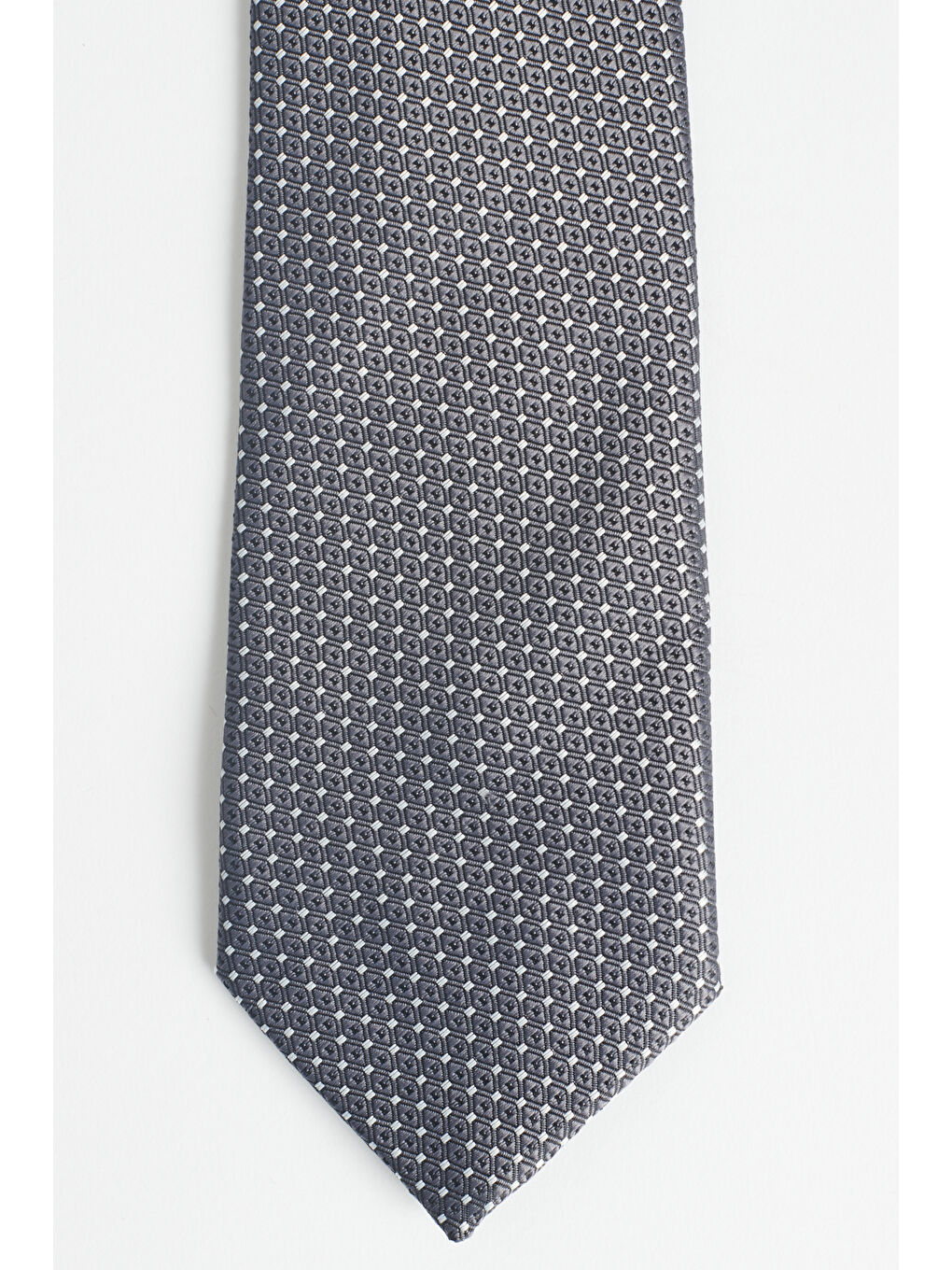 Erkek Gri Desenli Kravat-1