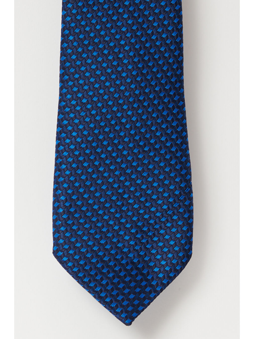Erkek Mavi Desenli Kravat-1