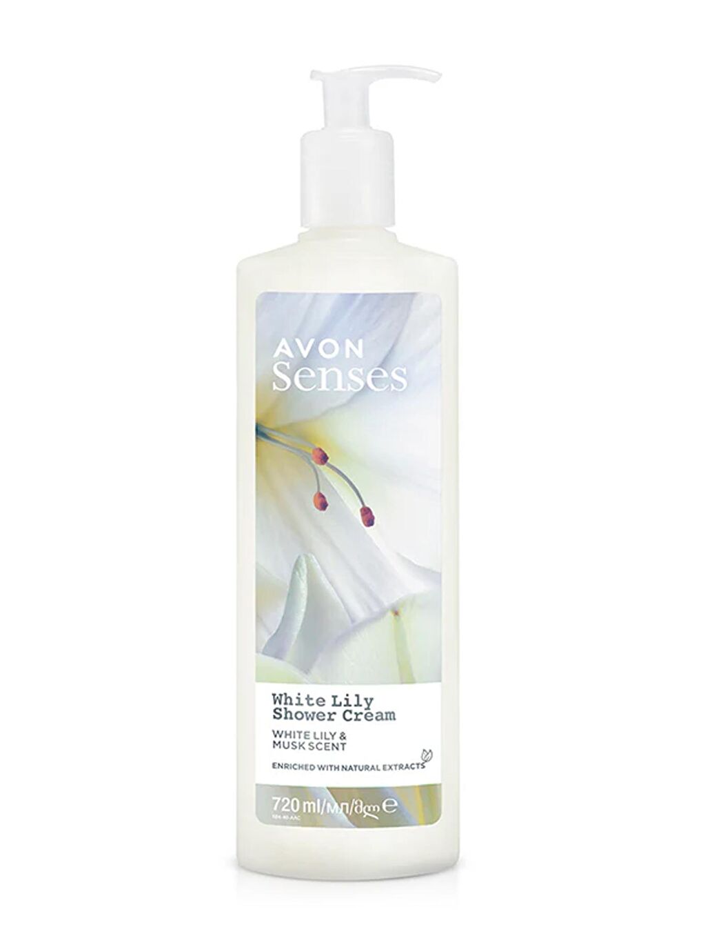 AVON Senses White Lily Beyaz Zambak Kokulu Duş Jeli 720 Ml.