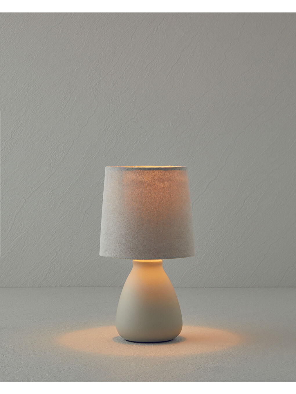 Alisya Abajur 13 cm Bej-1