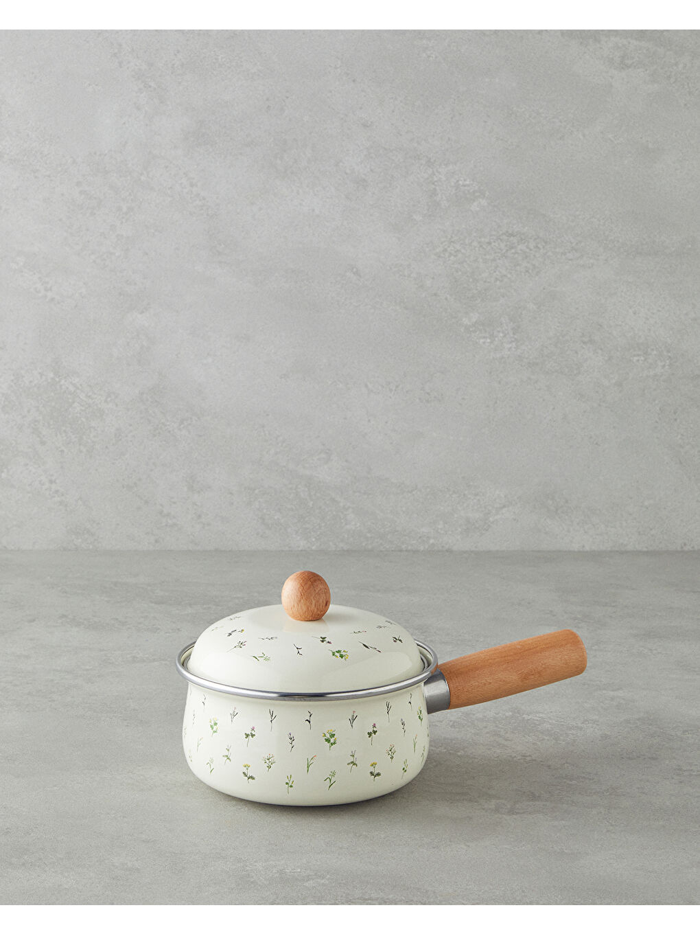 Ekru Florina Emaye Sos Tenceresı 1,1 L Krem