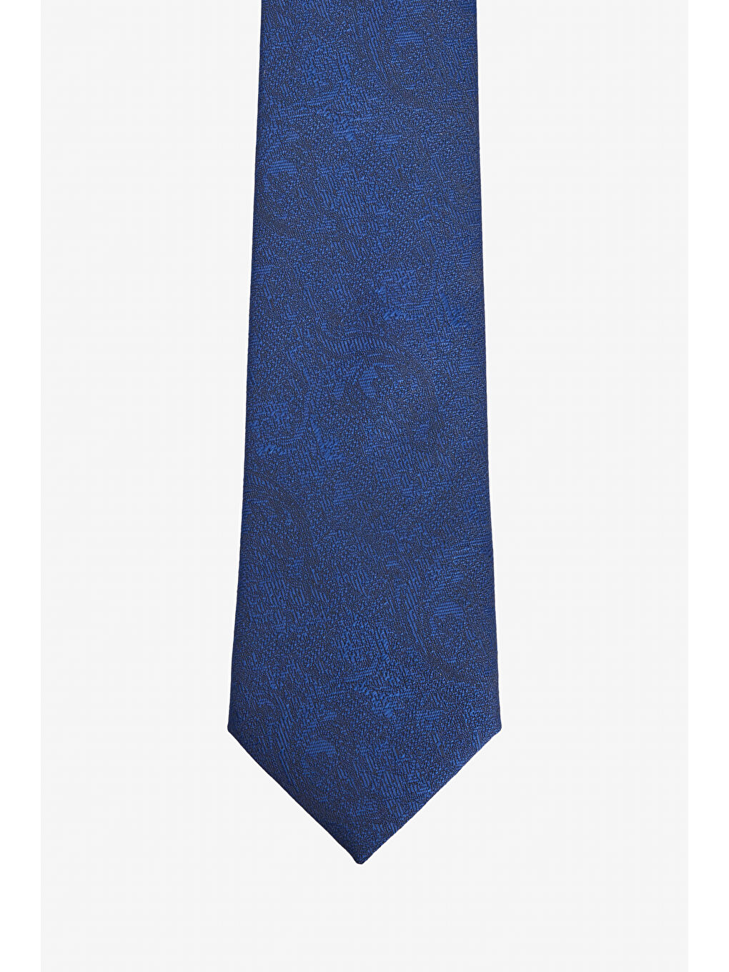 Erkek Lacivert Desenli Kravat-1