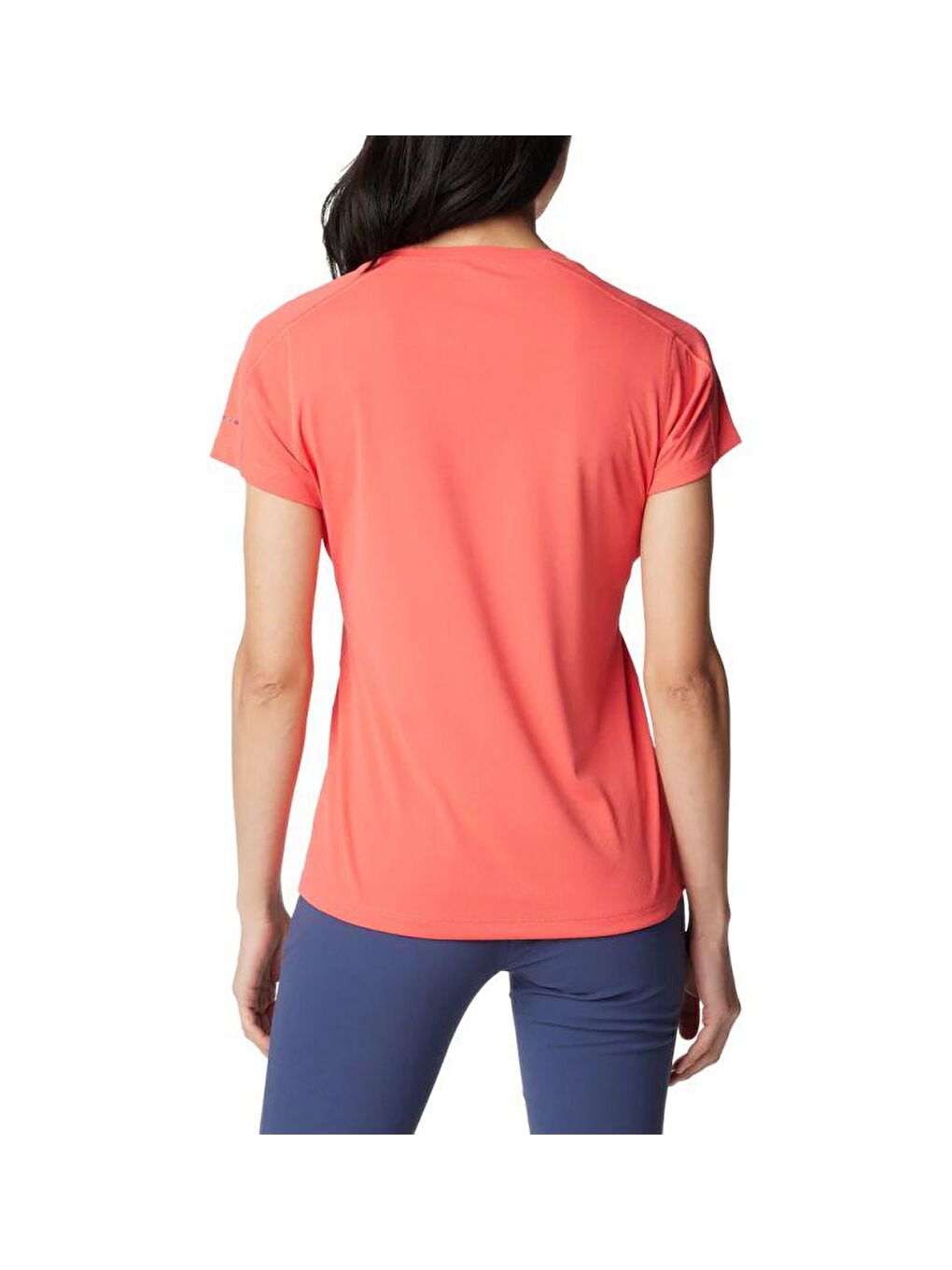 Columbia Kırmızı Women's Zero Rules™ Short Sleeve Kadın V Yaka Tişört AL6914-608 - 1