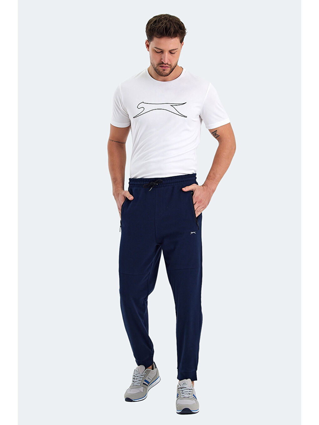 SLAZENGER ONLY IN Erkek Eşofman Altı Lacivert - 5