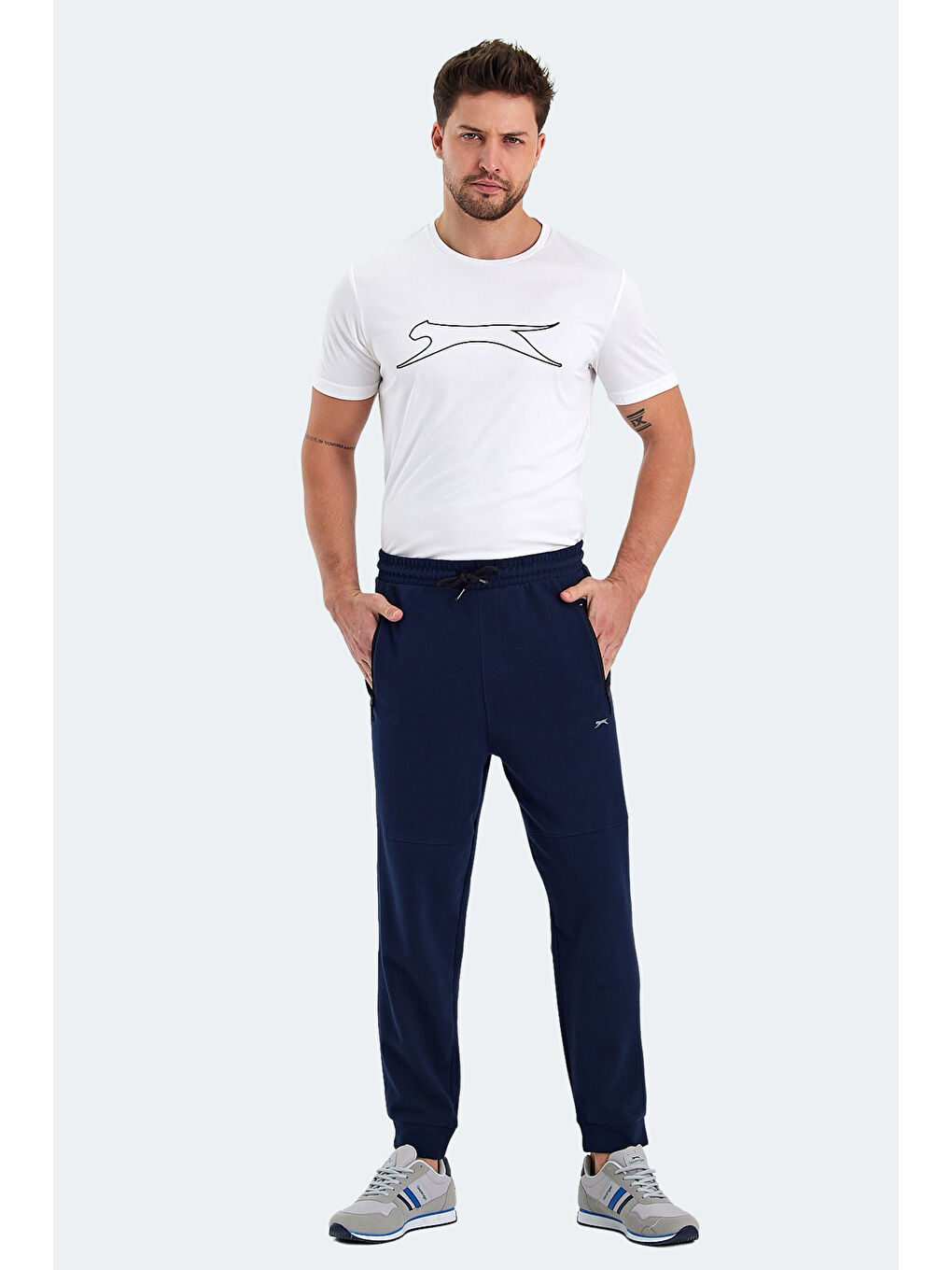 SLAZENGER ONLY IN Erkek Eşofman Altı Lacivert - 6