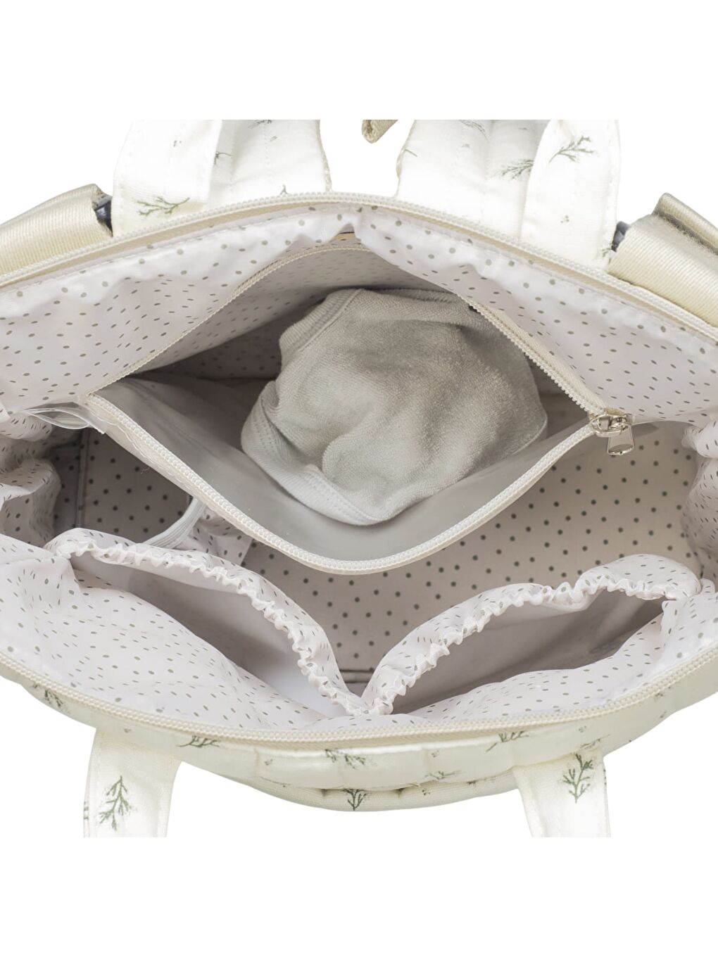 Mimosa Bebek Bakım Sırt Çantası Green-8