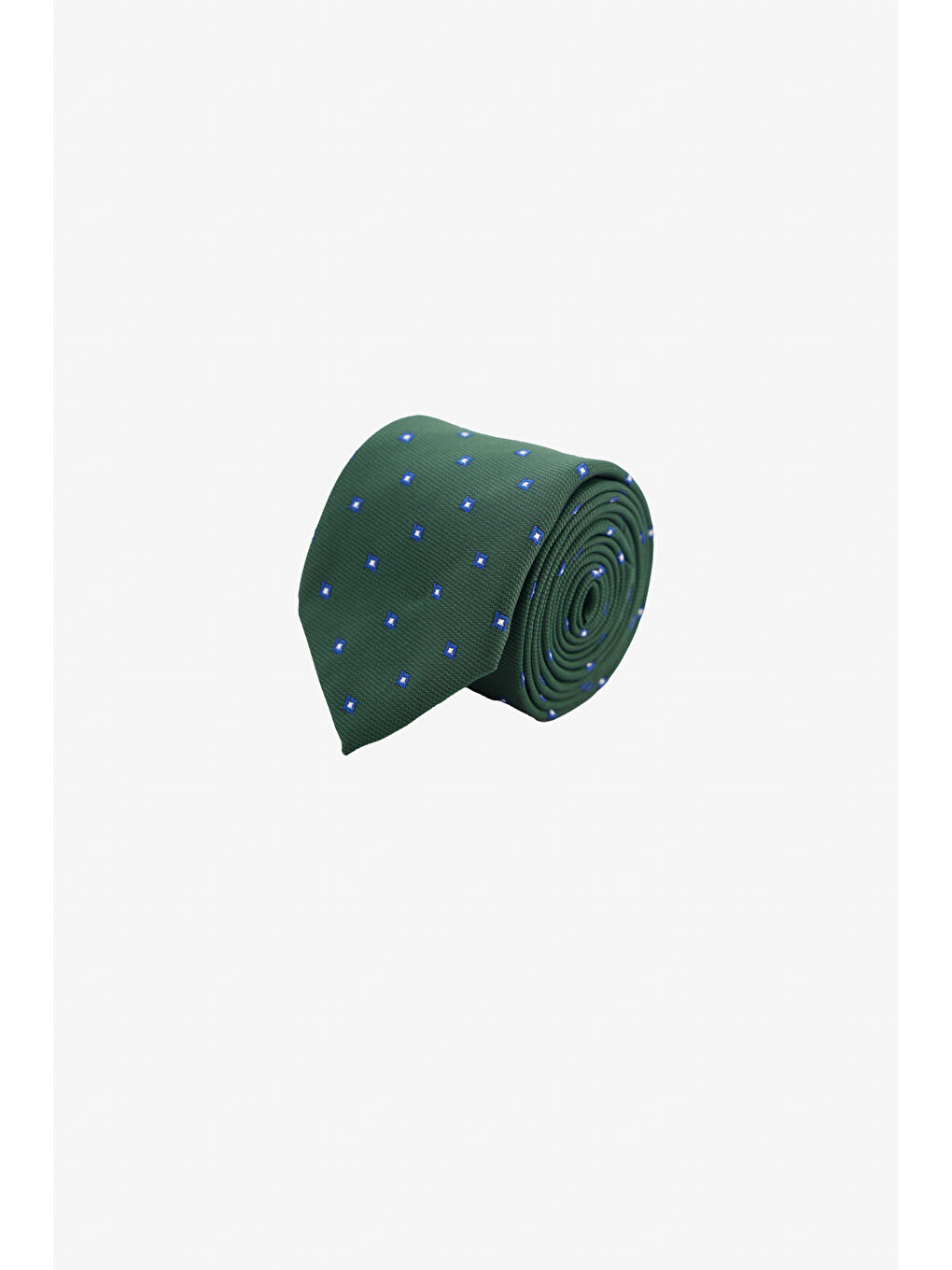 Yeşil Erkek YEŞİL MAVİ BEYAZ Desenli Kravat