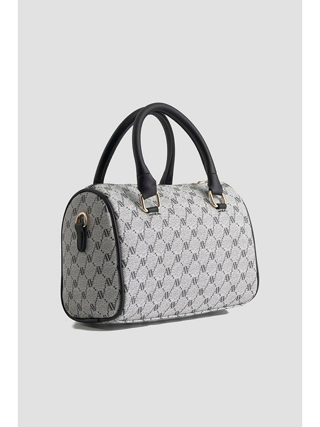 Noktalı Çanta Gri-3