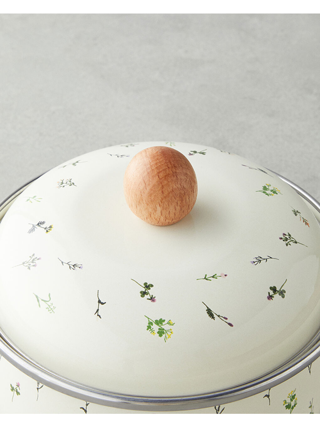 Ekru Florina Emaye Sos Tenceresı 1,1 L Krem-2