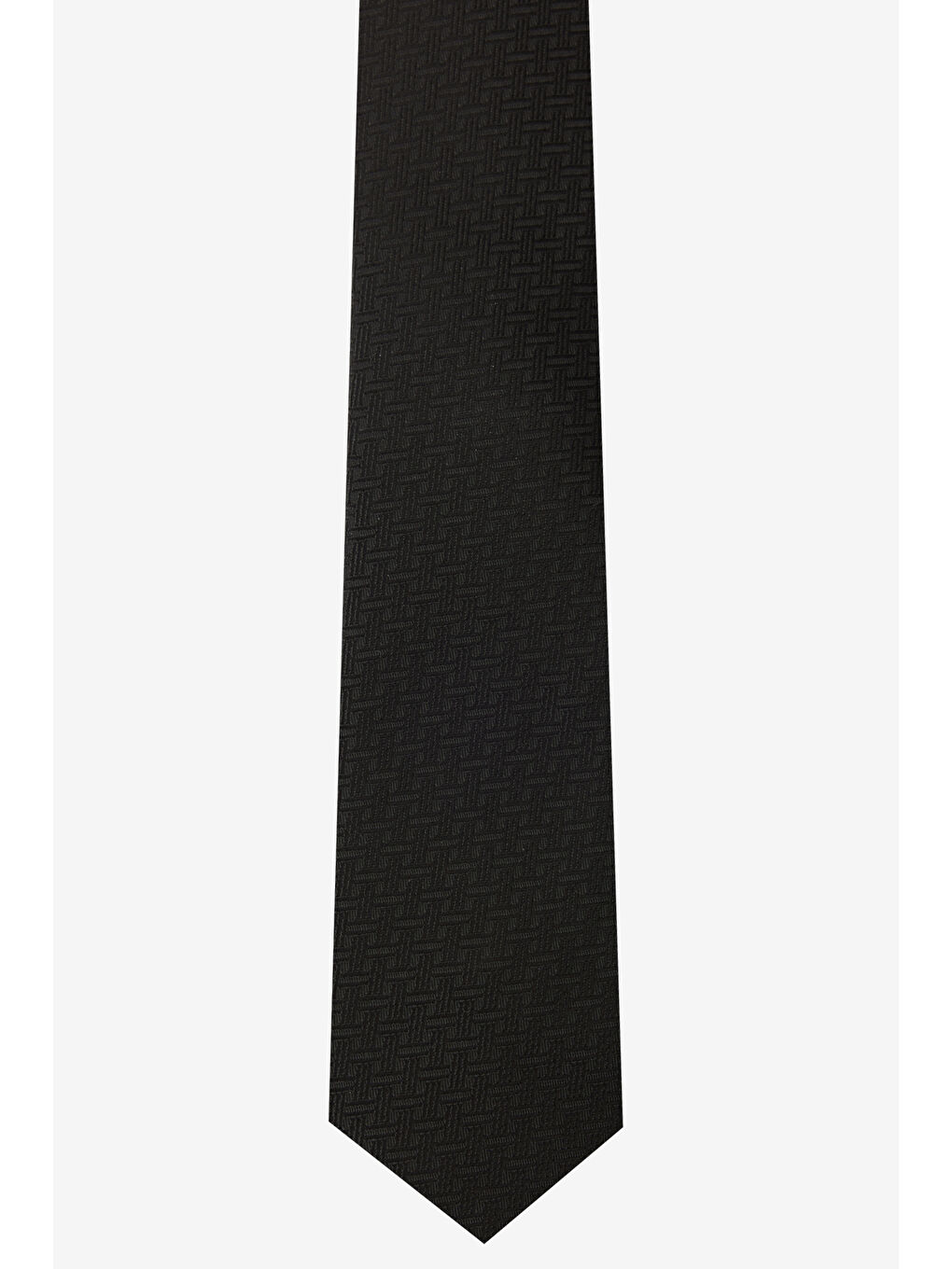 Erkek Siyah Desenli Kravat-1