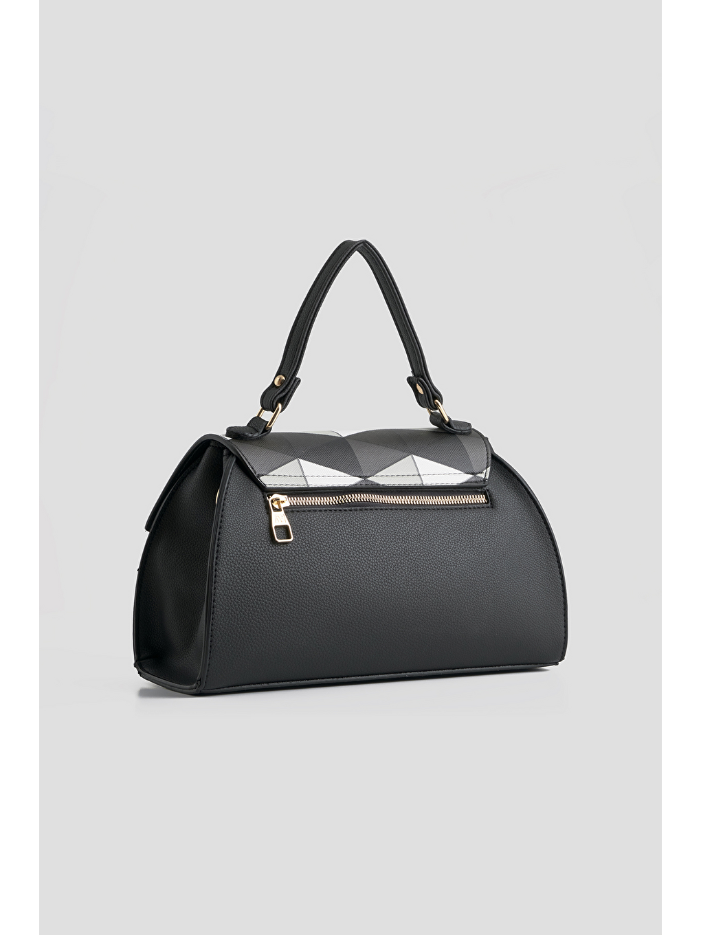 Ekose Çanta Siyah-3