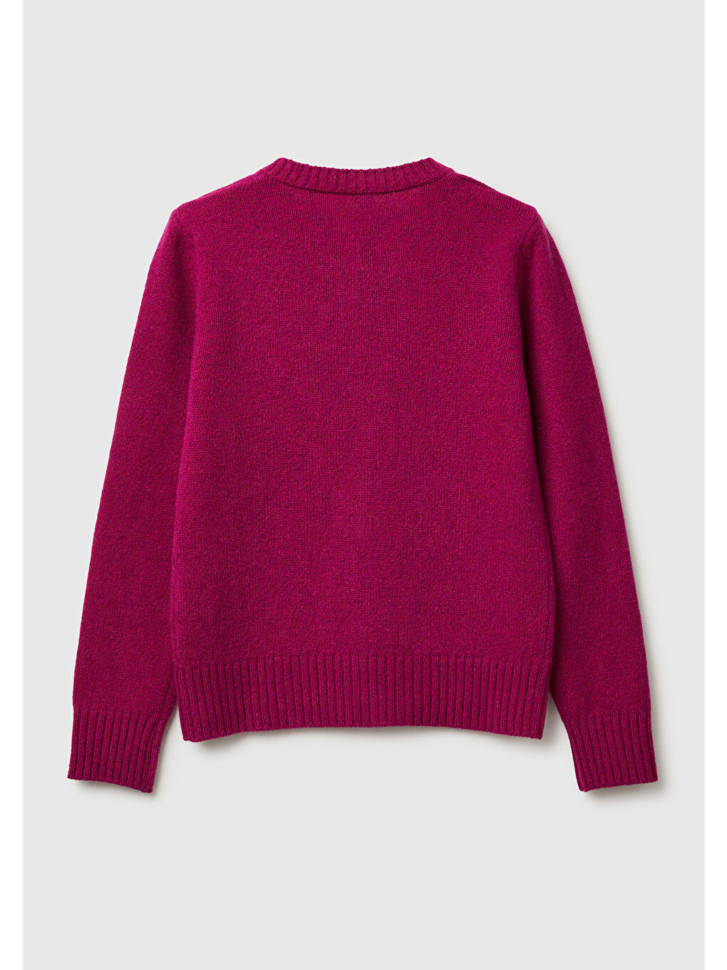 Kadın Fuşya Shetland Hırka-3