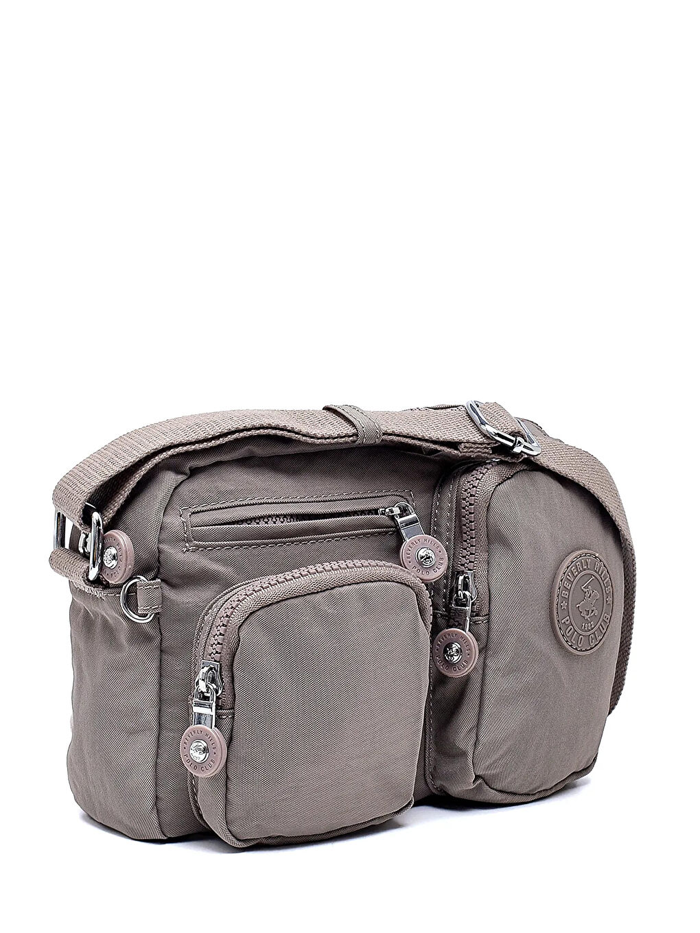 Bej Çok Gözlü Çapraz Askılı Kadın Çanta BHPC6005-1