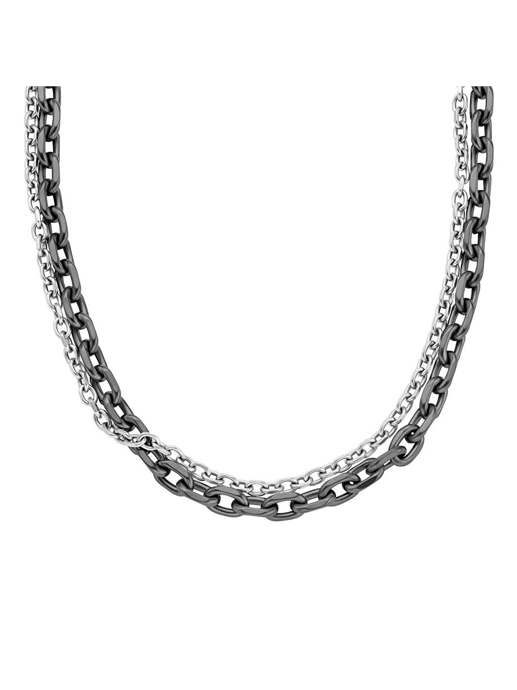 Gri AXG0159-060 Erkek Kolye-1