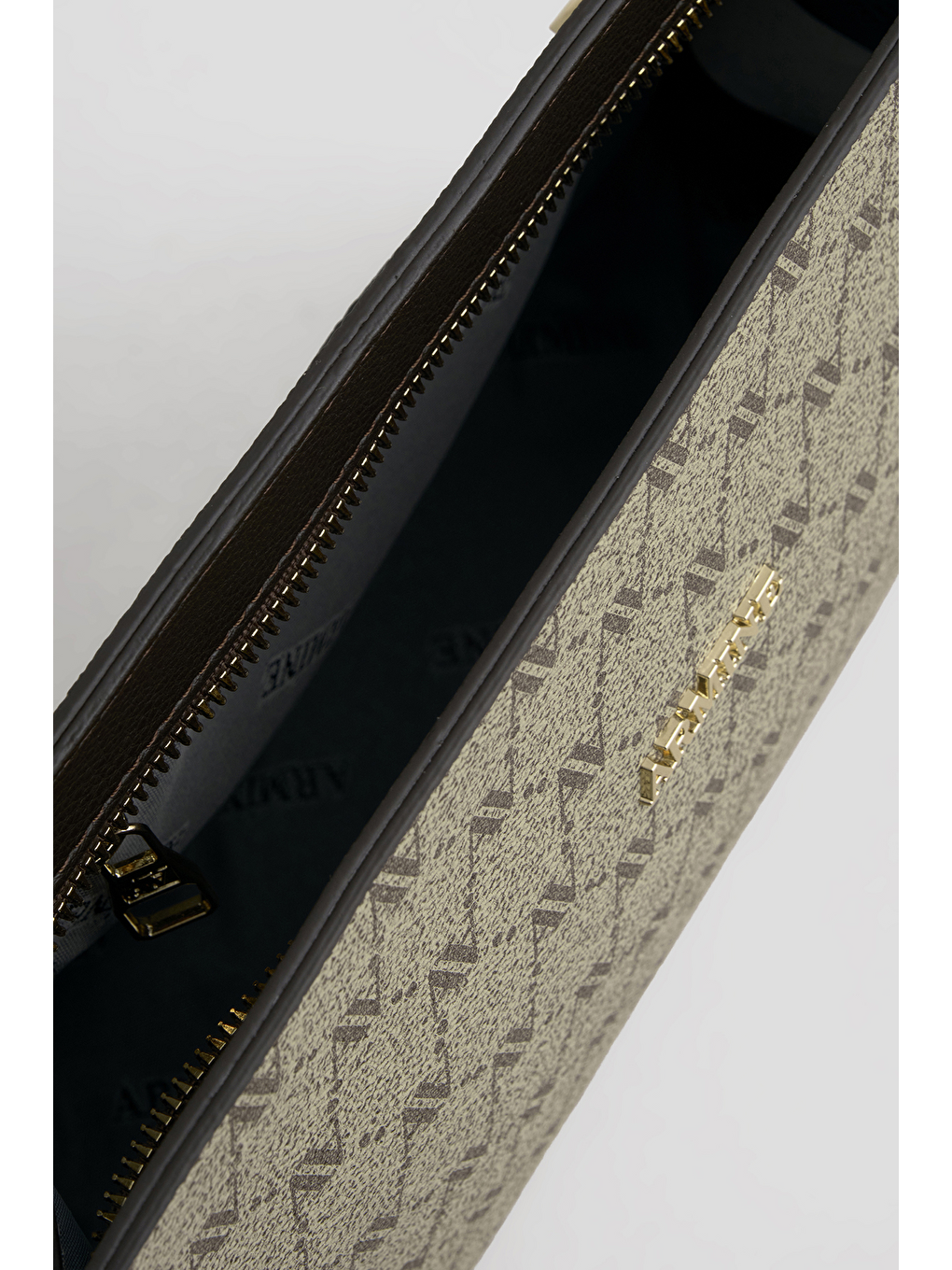 Bej Noktalı Çanta Vizon-2