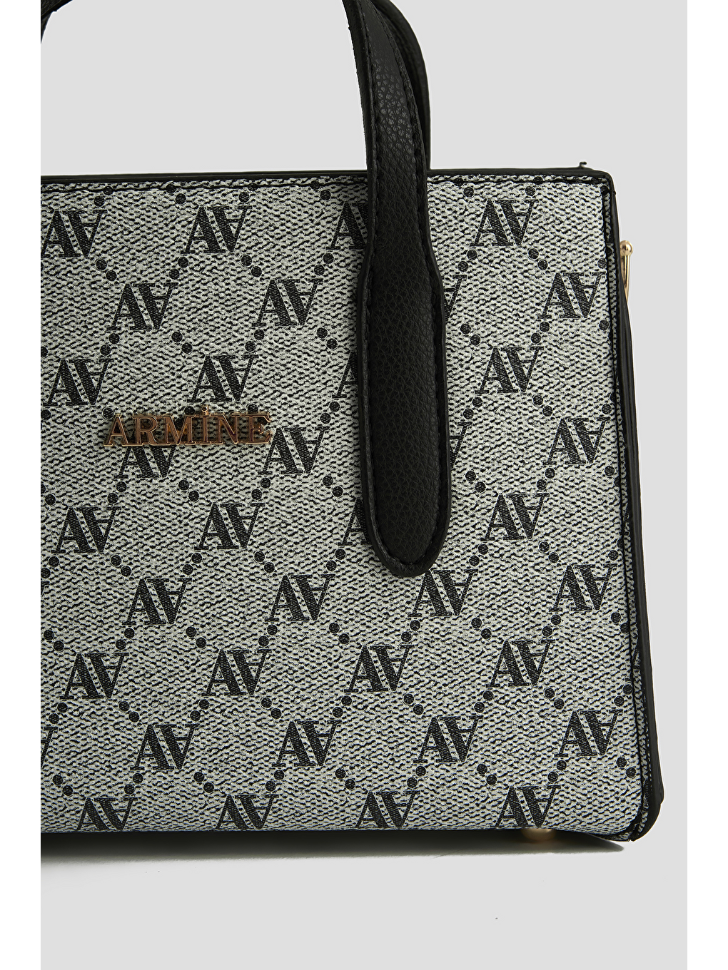 Noktalı Çanta Gri-1