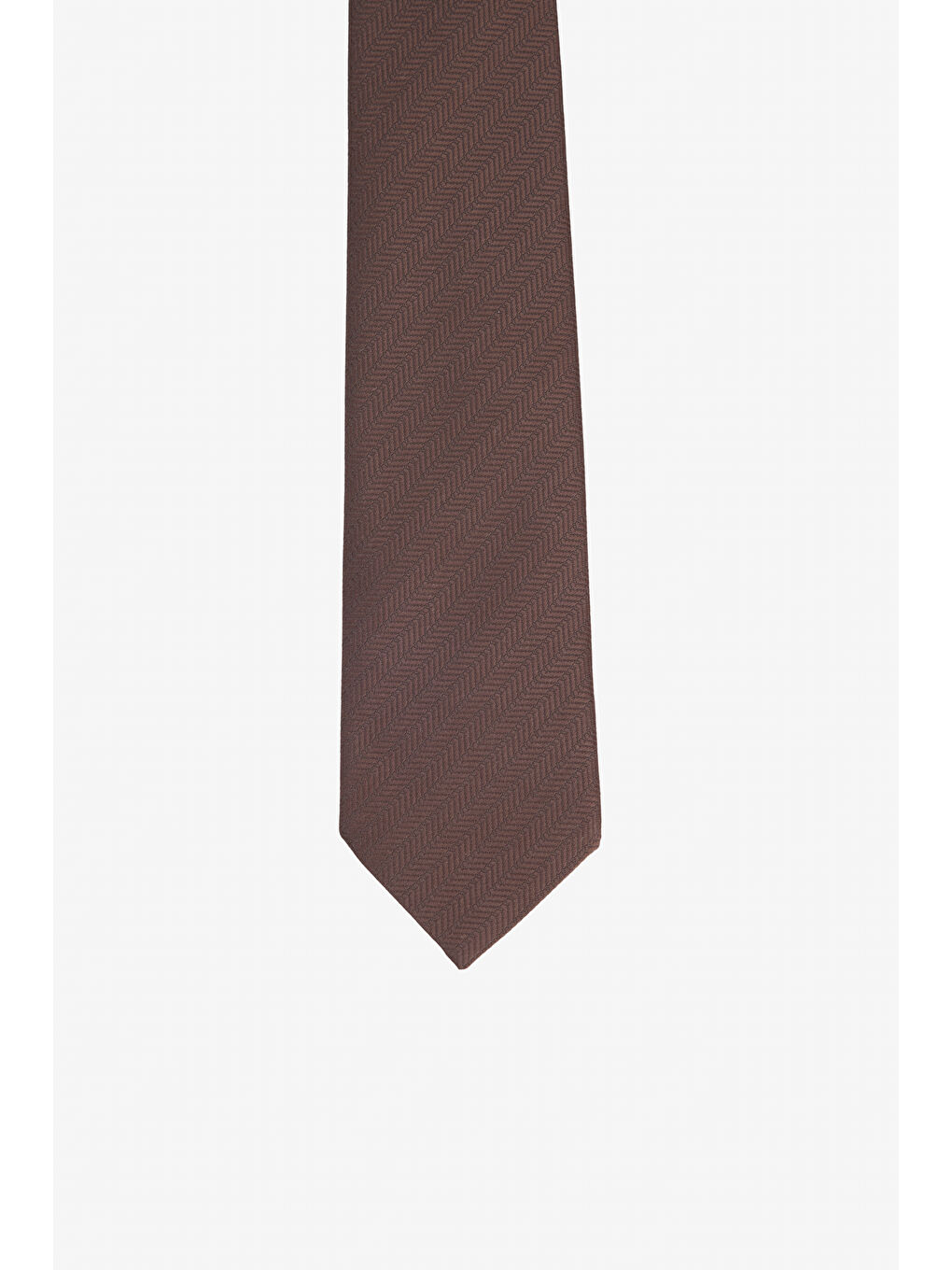 Kahverengi Erkek Kahve-Siyah Desenli Kravat-1