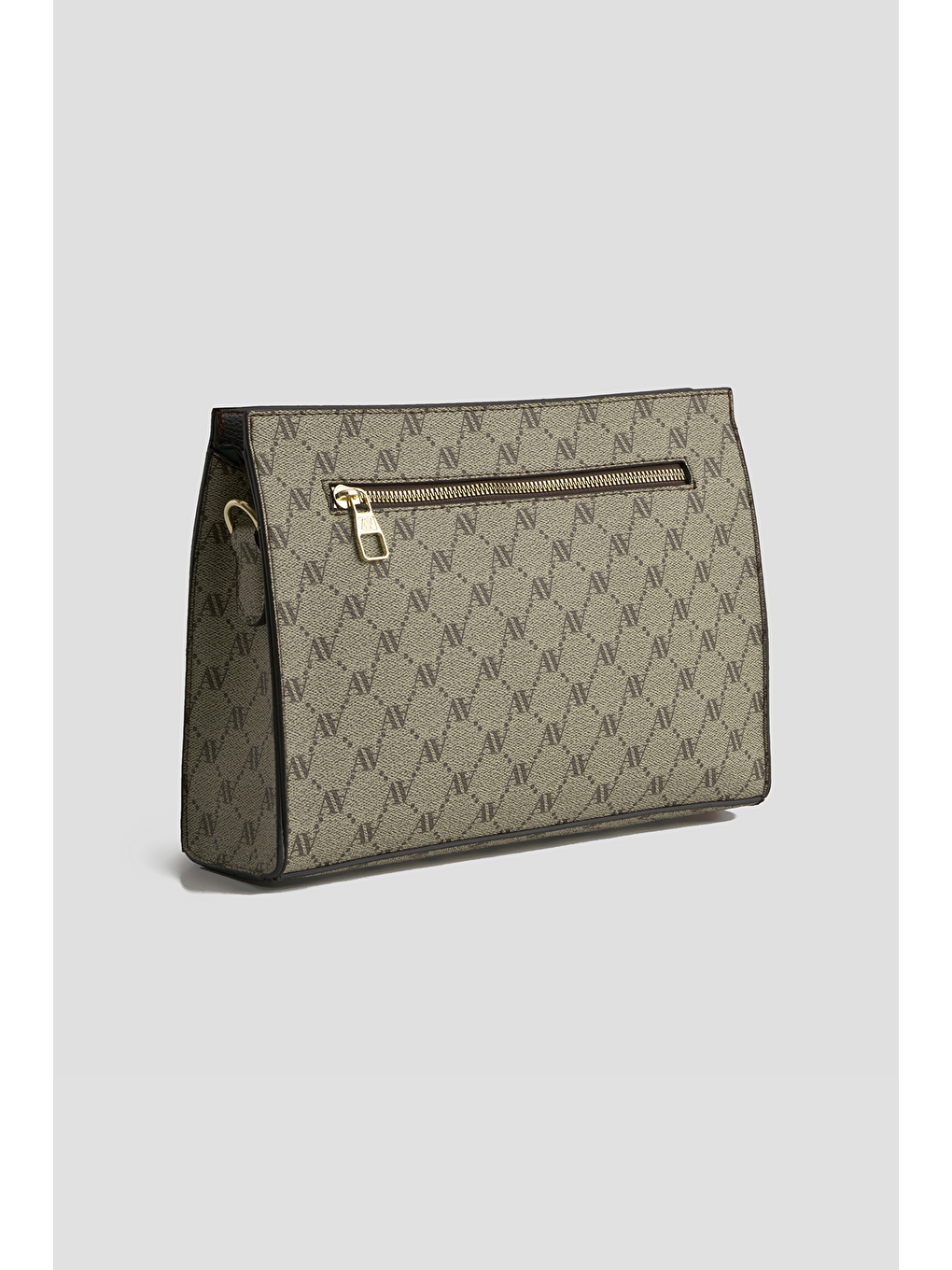 Bej Noktalı Çanta Vizon-3