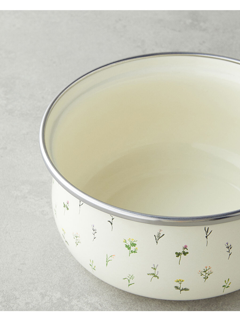 Ekru Florina Emaye Sos Tenceresı 1,1 L Krem-4