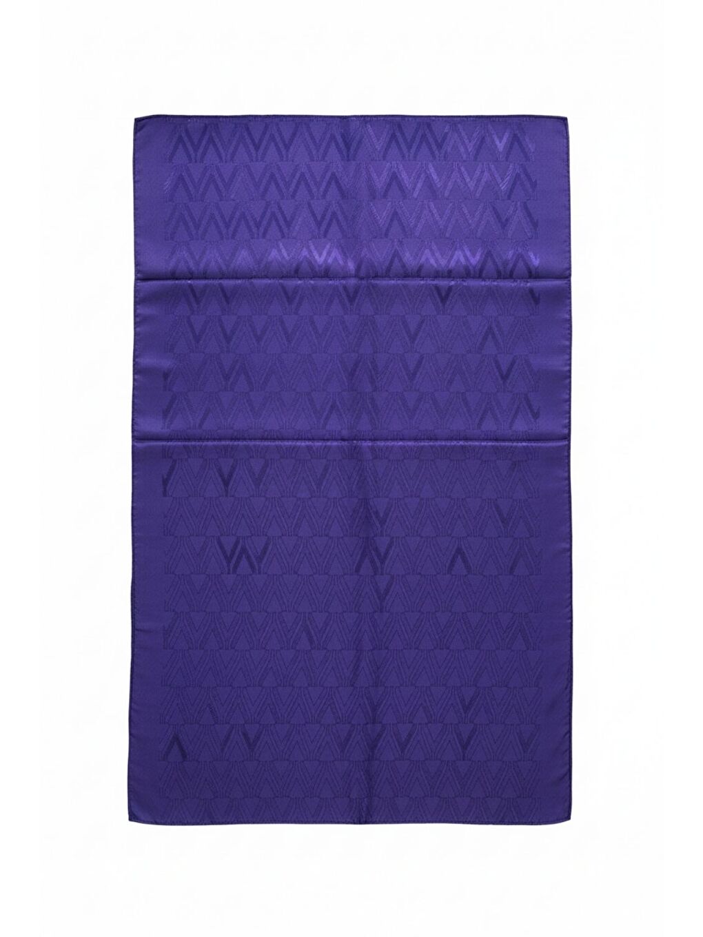 & YAQA Filigran Desenli Jakarlı Mor Şal-2