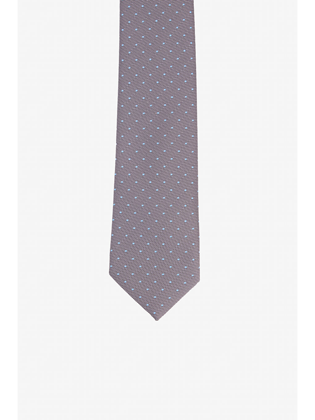 Erkek Gri-Mavi Desenli Kravat-1