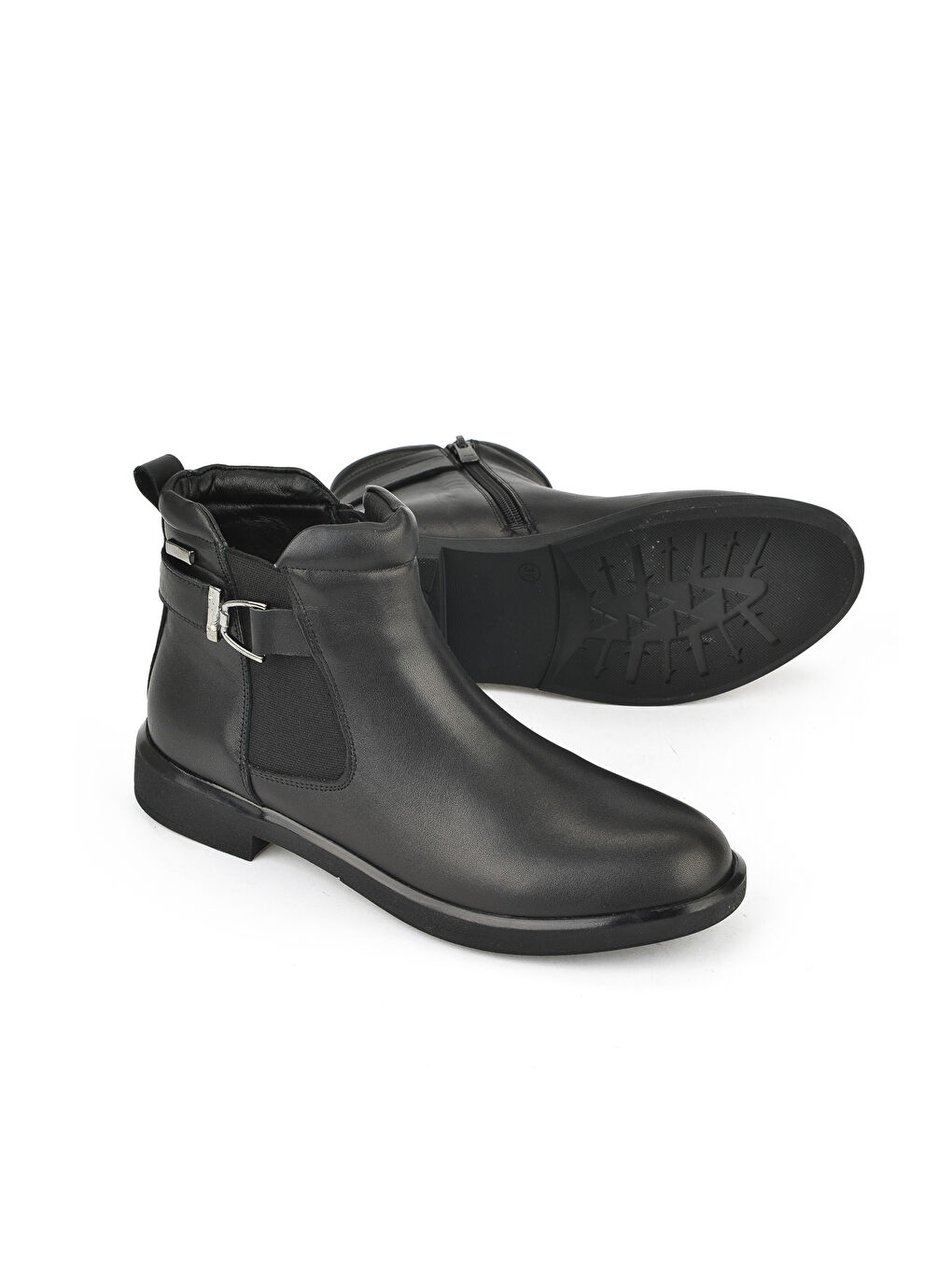 Kadın Hakiki Deri Bot 1531050Z26103460K Siyah-3