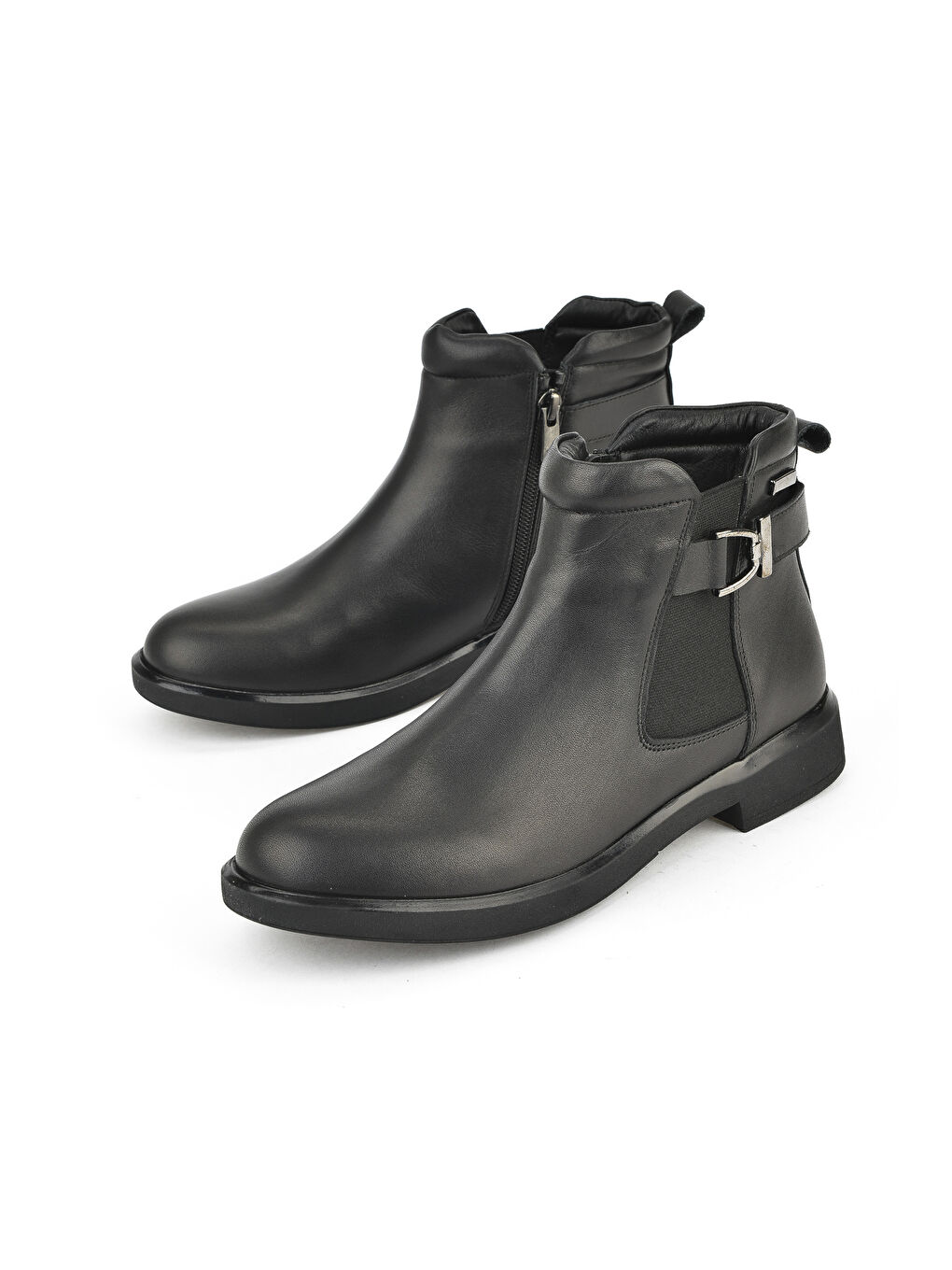 Kadın Hakiki Deri Bot 1531050Z26103460K Siyah-4