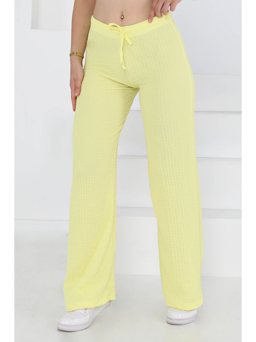 Sarı Salaş Pantolon Sari - 27276-1