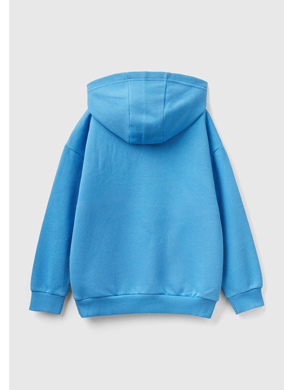 Erkek Çocuk Mavi Logo işlemeli Sweatshirt-1