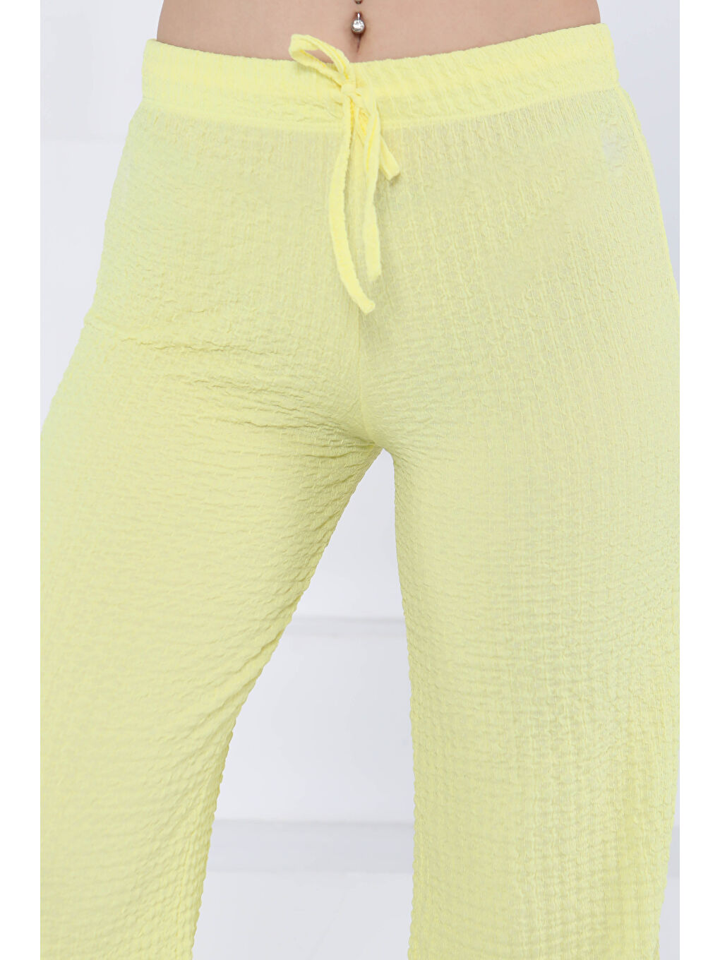 Sarı Salaş Pantolon Sari - 27276-2