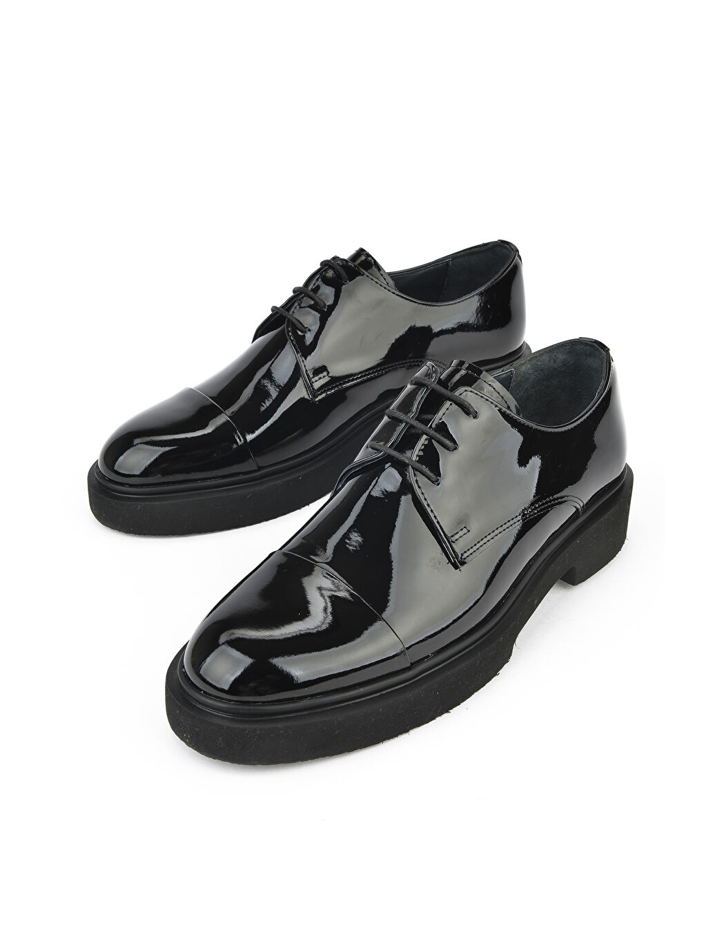 Erkek Vegan Deri Ayakkabı 1511023Z70915A Siyah-4