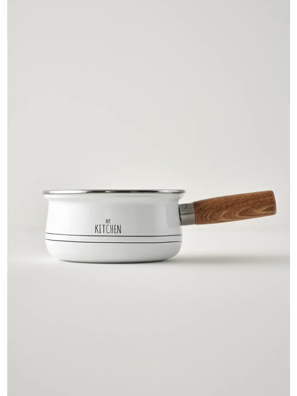 My Kitchen Emaye Sos Tenceresi Beyaz (1,6 lt)