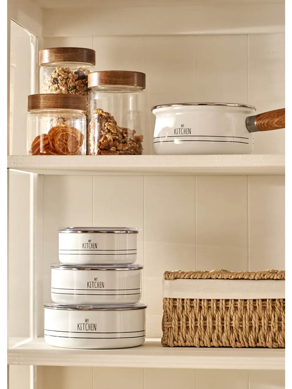 My Kitchen Emaye Sos Tenceresi Beyaz (1,6 lt)-5