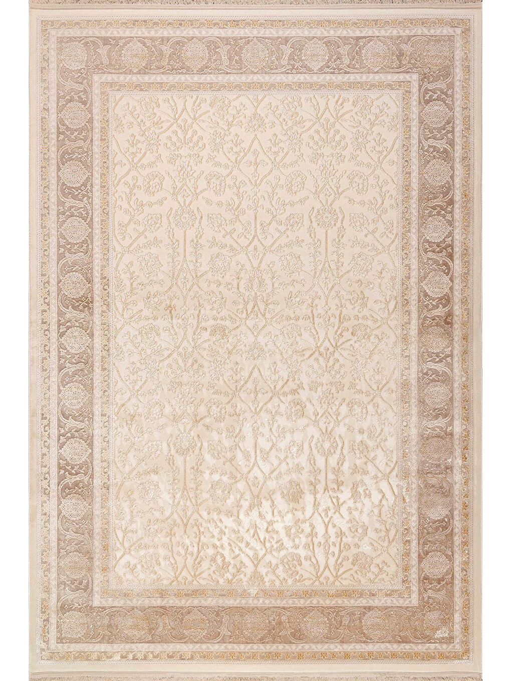 Konfor Halı Bej Granada 6063 Akrilik Modern Dokuma Halı-100x300 - 2