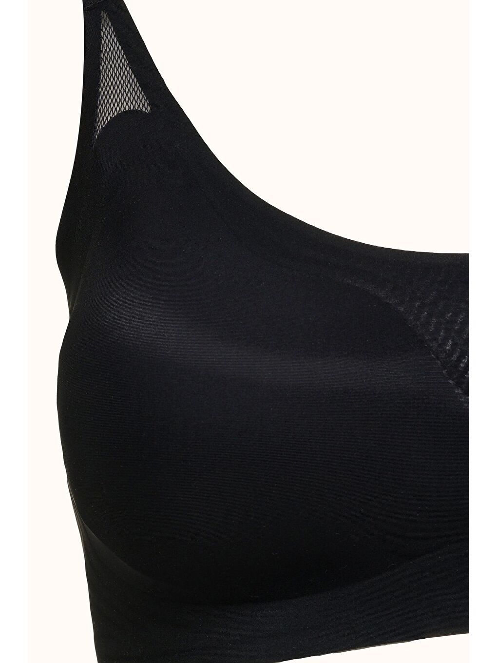 Balensiz Dikişsiz Lazer Çıkarılabilir Pedli Sütyen C26240 Siyah-2