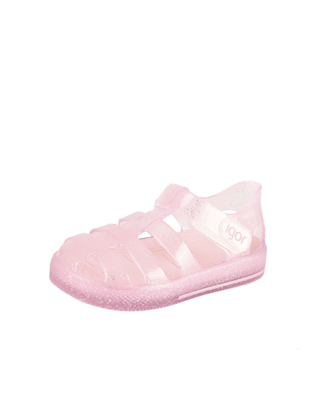 Pembe Kız Bebek Sandalet S10265 STAR GLITTER 049-Cr. Purpurina rosaL 20-23-1