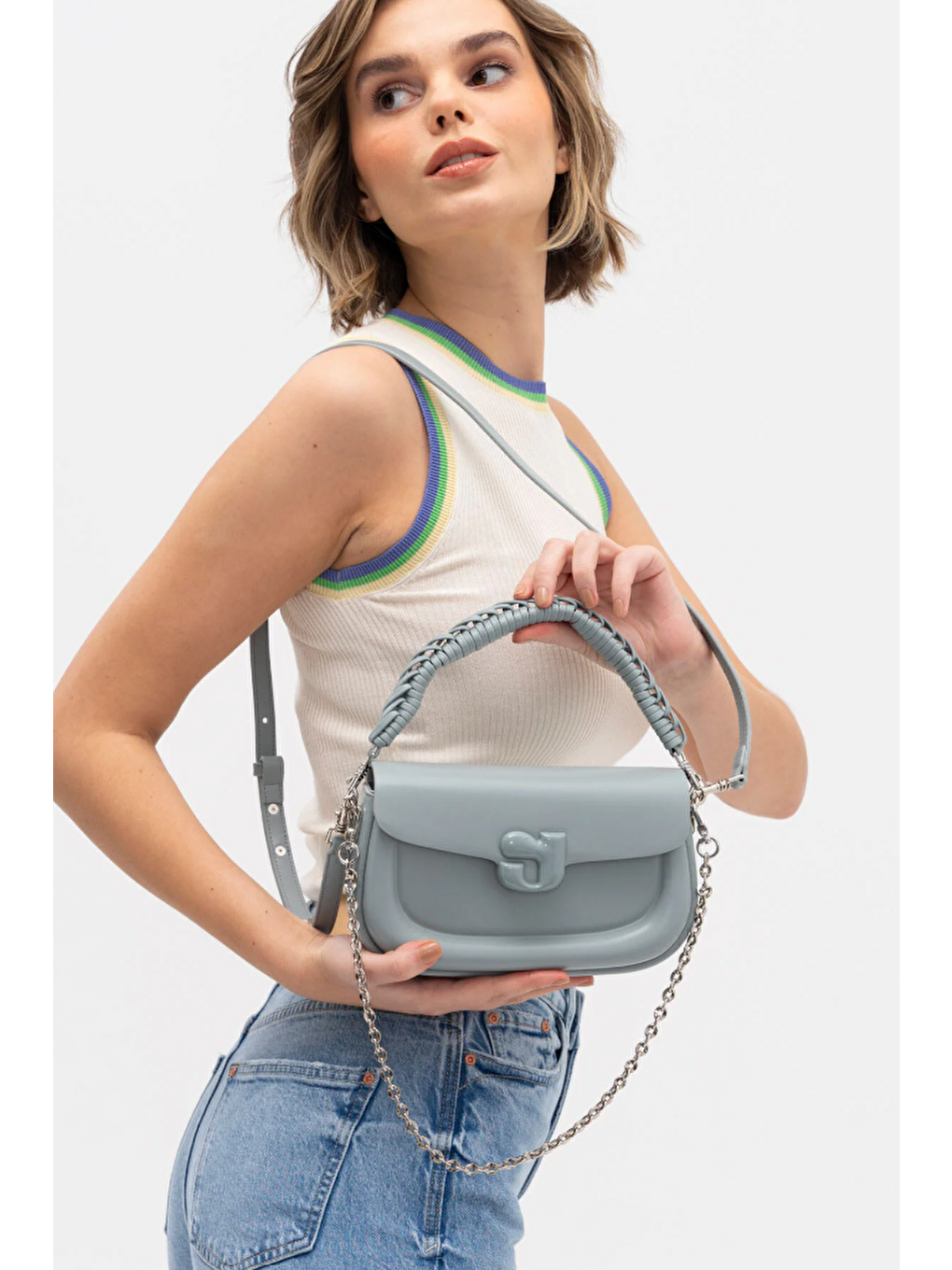 Mavi Kadın El Ve Çapraz Askılı Çanta BYN1009-1