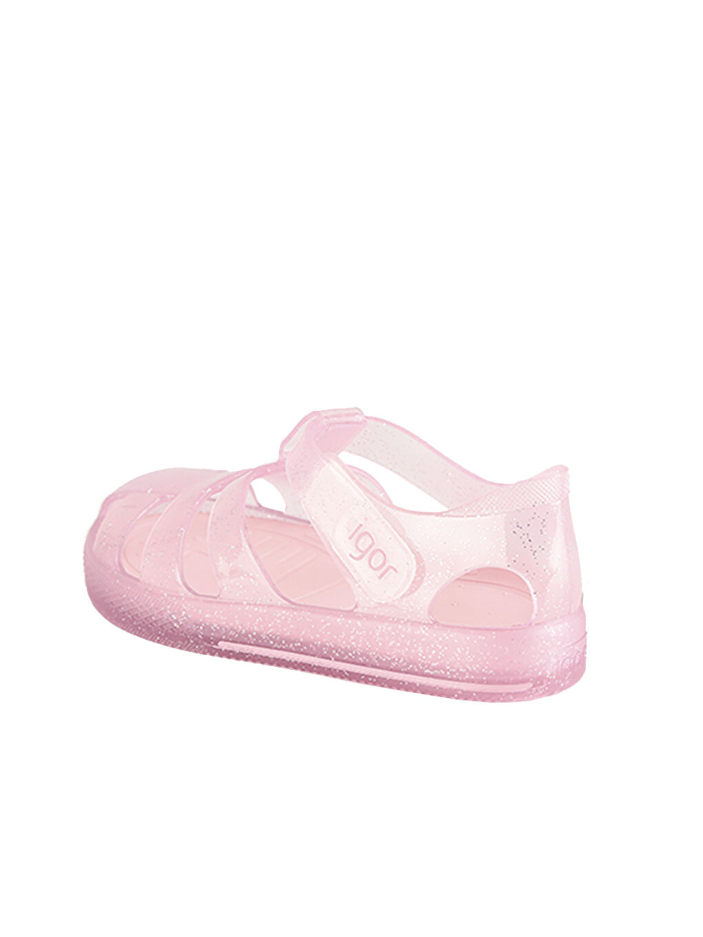 Pembe Kız Bebek Sandalet S10265 STAR GLITTER 049-Cr. Purpurina rosaL 20-23-2