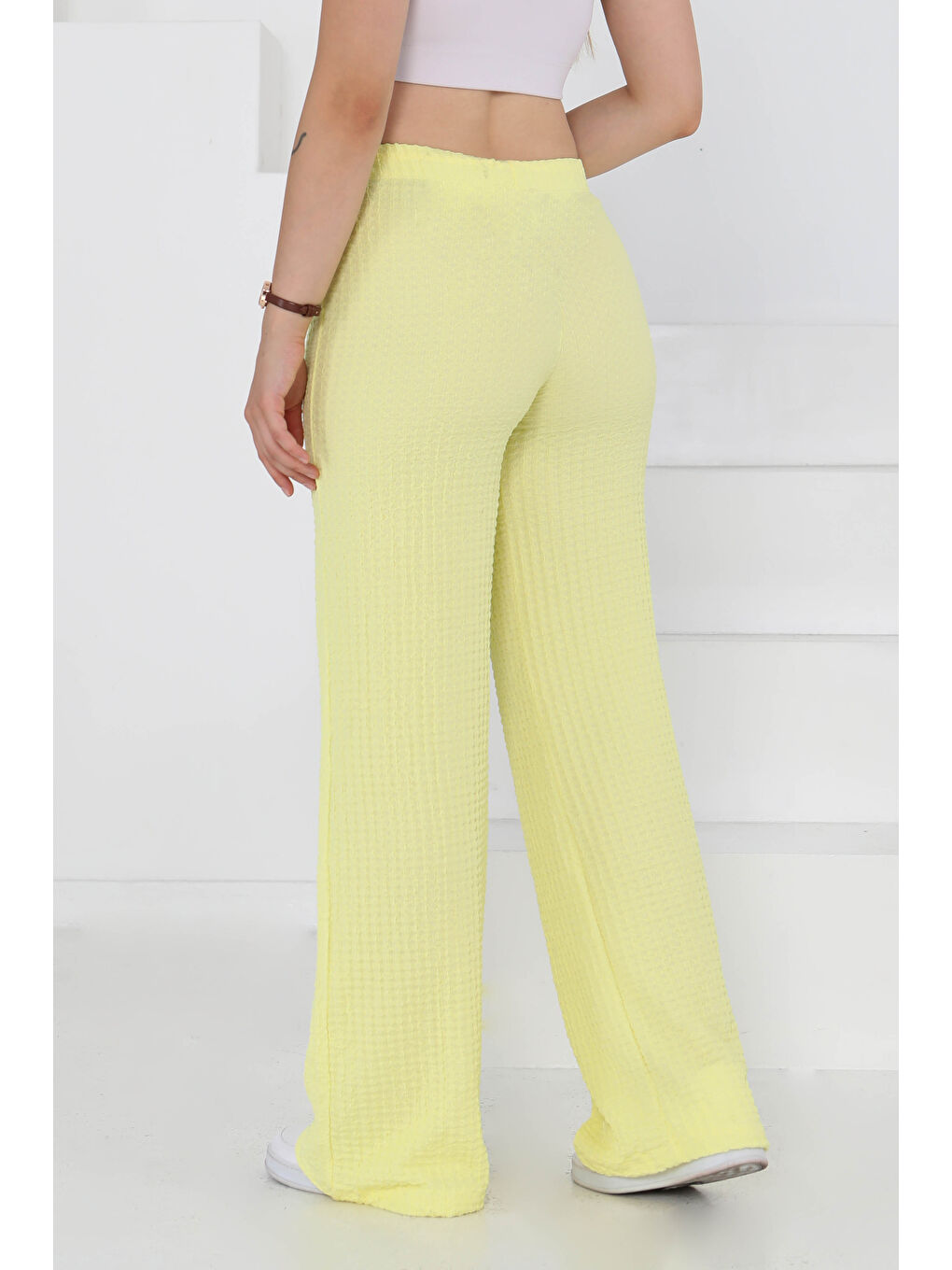 Sarı Salaş Pantolon Sari - 27276-3